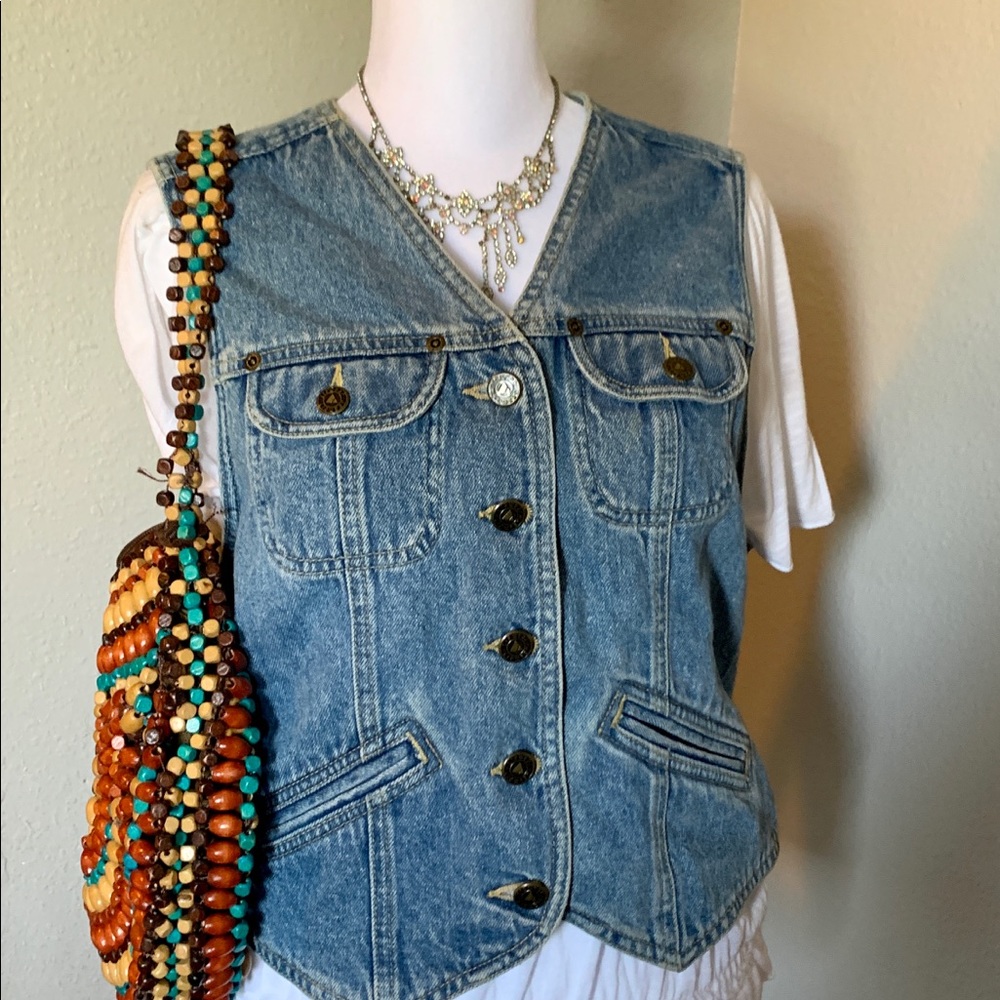 🌻Vintage 90’s Liz Wear/Liz Claiborne Jean Vest